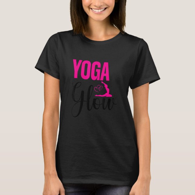 Camiseta Yoga Glow Yoga Cita Hombres Mujeres (Anverso)