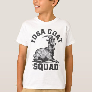 Camiseta Yoga Goat Squad Funny Goat Meditation Lover