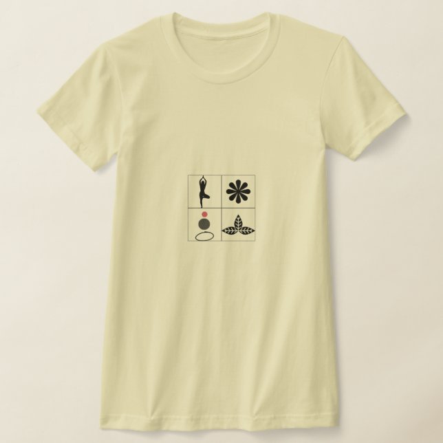 Camiseta YOGA Graphic T-Shirt – Minimalist Wellness Tee  (Distribución)