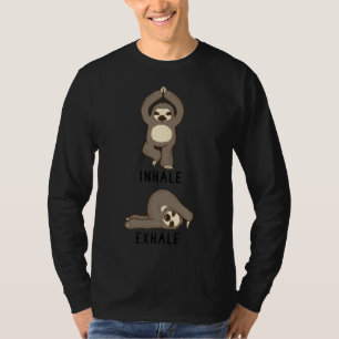 Camiseta Yoga Inhale Exhale Sloth