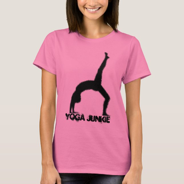 Camiseta Yoga Junkie (Anverso)