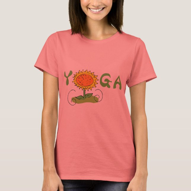 Camiseta Yoga lindo (Anverso)