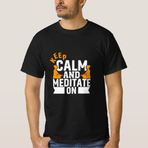 Camiseta Yoga Lover   Mantener La Tranquilidad Y Meditar En