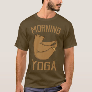 Camiseta Yoga Lover Meditación Yoga Bear Yoga Maestra Premi