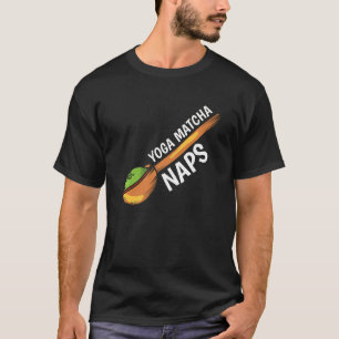 Camiseta Yoga Matcha Naps Matcha Hojas de té