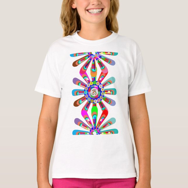 Camiseta Yoga Maya : Baile OmMANTRA (Anverso)