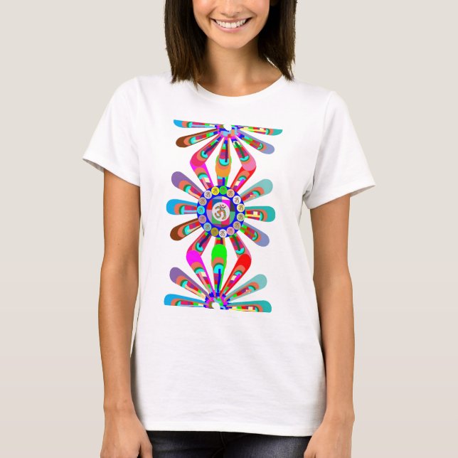 Camiseta Yoga Maya : Baile OmMANTRA (Anverso)