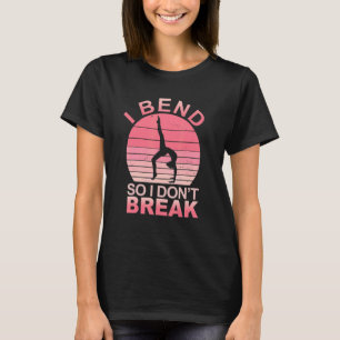 Camiseta Yoga me doblo para no romper la mediación de amant