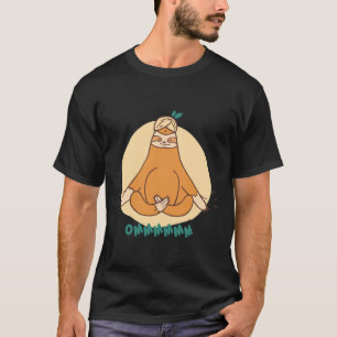 Camiseta Yoga Meditation Slote Cute Animal