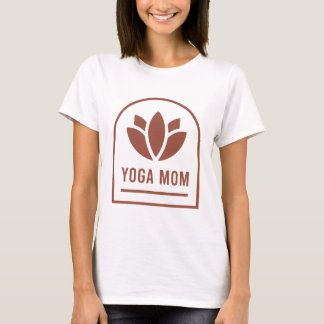 Camiseta Yoga mom mother lotus flower boho aesthetic