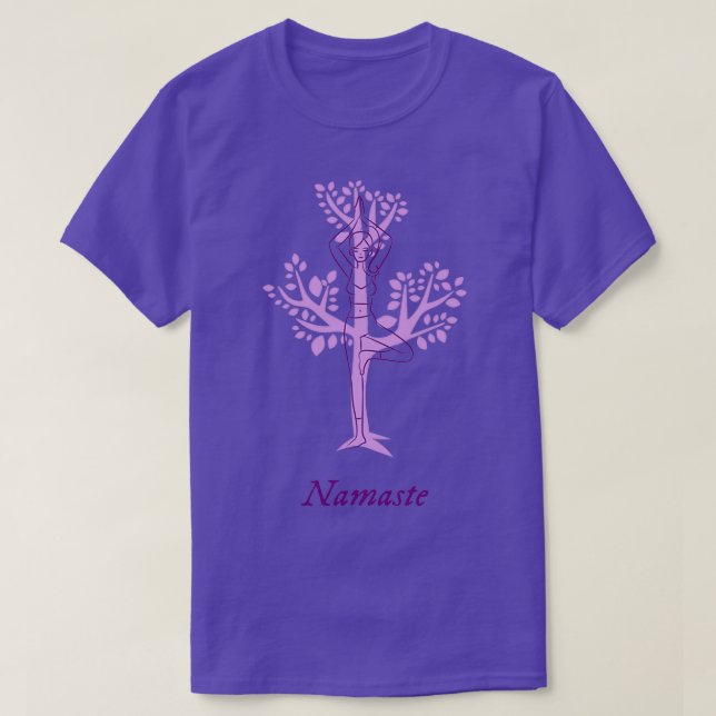 Camiseta Yoga Namaste 9 (Diseño del anverso)