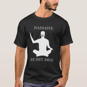 Camiseta Yoga Namaste A Seis Metros. Meditación Cara M