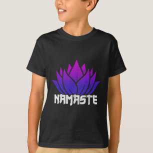 Camiseta Yoga Namaste Buda Flor de Loto Budismo Yogi Bud