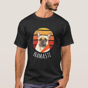 Camiseta Yoga Namaste Bulldog Francés Para Meditación
