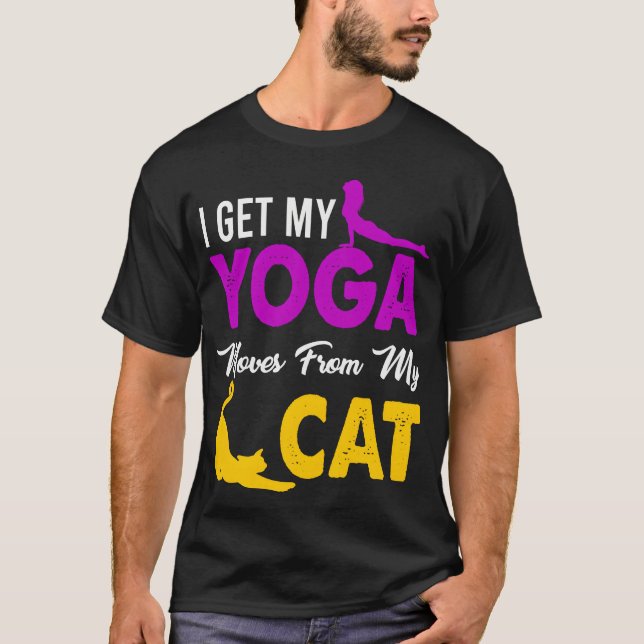 Camiseta Yoga Namaste Mehndi Cat Lady Cat Friend (Anverso)