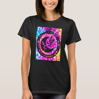 Camiseta Yoga Namaste Moon Tie Die Buddha Snack
