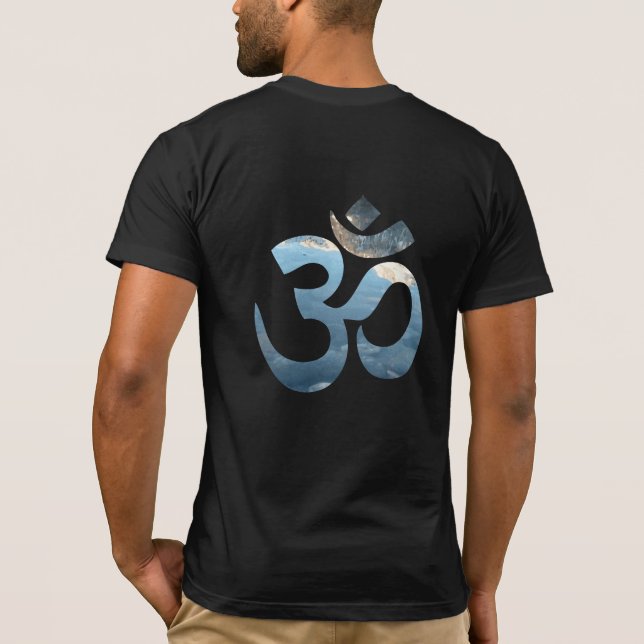 Camiseta Yoga Om Mantra Mens Bella Canvas de nuevo (Reverso)