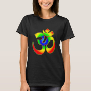Camiseta Yoga Om Ohm Símbolo Espiritual Meditación