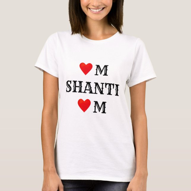 Camiseta Yoga Om Shanti Om (Anverso)