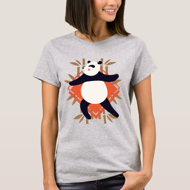 Camiseta Yoga Panda (Anverso)