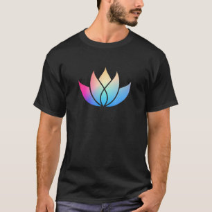 Camiseta Yoga Para Hombres Y Mujeres Om Lotus Flower