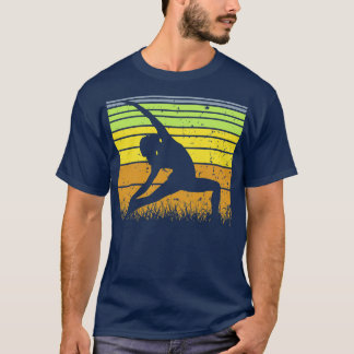 Camiseta Yoga Pose Retro Vintage Sunset 22