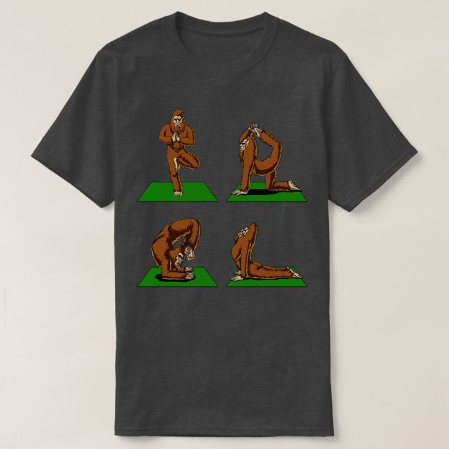 Camiseta Yoga Poses (Diseño del anverso)