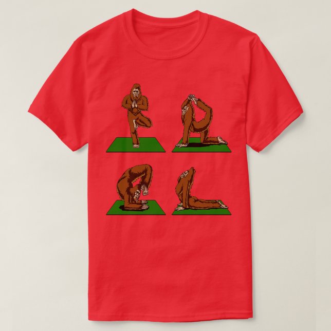 Camiseta Yoga Poses (Diseño del anverso)