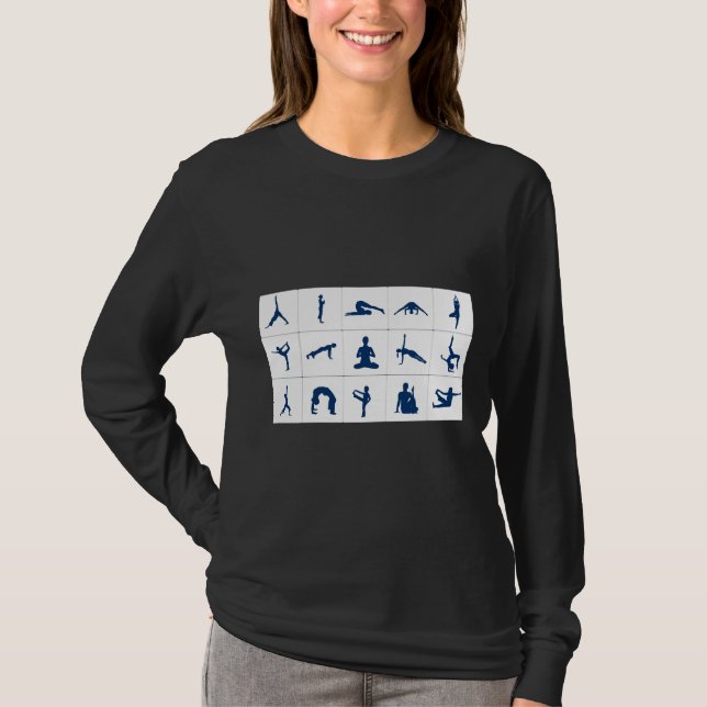 Camiseta Yoga Poses 67 (Anverso)