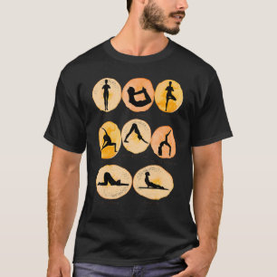 Camiseta Yoga Poses for Yoga Asanas Postures