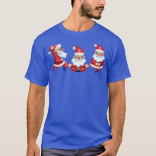 Camiseta Yoga Poses Yogi Navidades Santa Claus vacaciones d