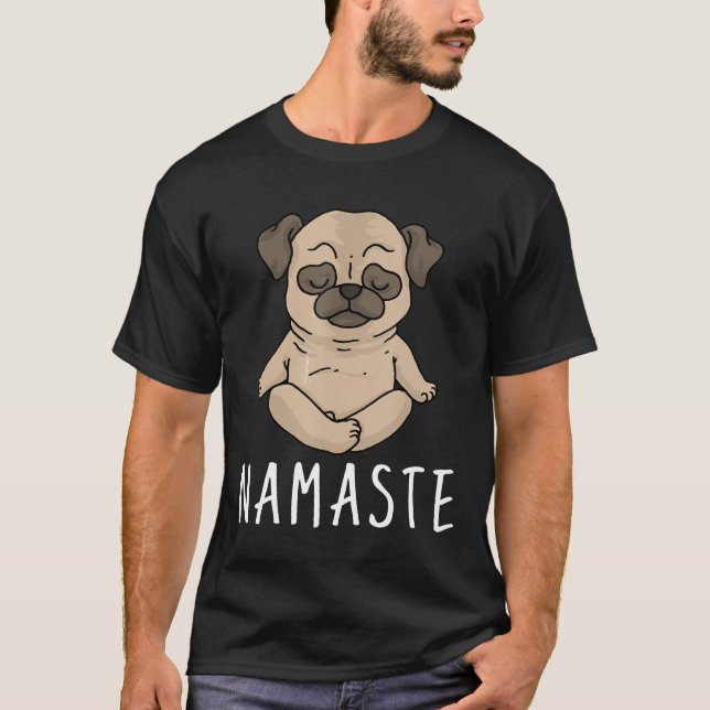 Camiseta Yoga Pug (Anverso)