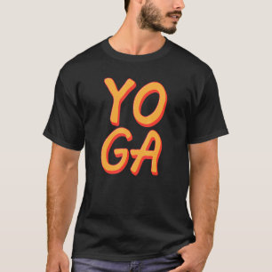 Camiseta Yoga Retro Curso de Flexibilidad de Fitness de Wor