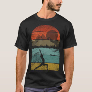 Camiseta Yoga retro vintage y pasatiempo de meditación dive