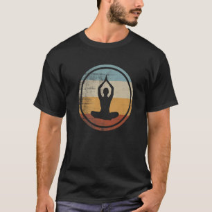 Camiseta Yoga Retro Vintage Yoga Pilates Formación