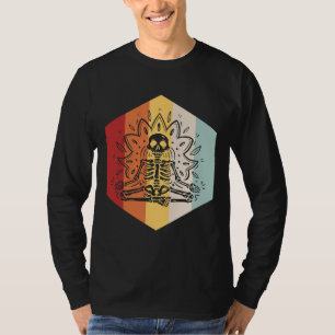 Camiseta Yoga Retro Zen Meditación Yogi Vintage Yoga Indio