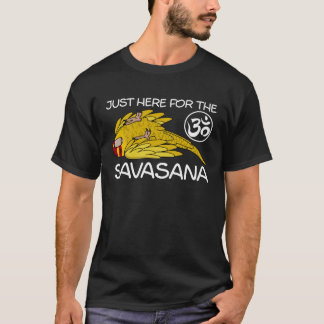 Camiseta Yoga Savasana Parrot amarillo Lutino Kakariki