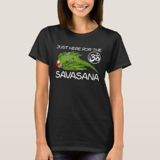 Camiseta Yoga Savasana Parrot Amazonía mexicana cabeza roja