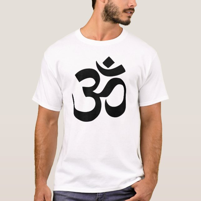 Camiseta Yoga simple grande de la meditación del zen del (Anverso)