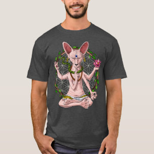 Camiseta Yoga Sphynx Cat