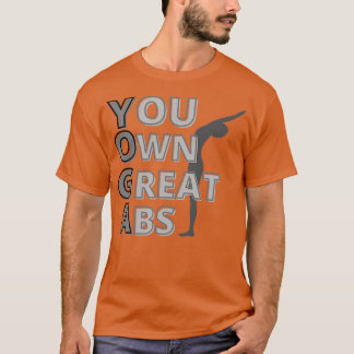 Camiseta YOGA usted tiene grandes abdominales