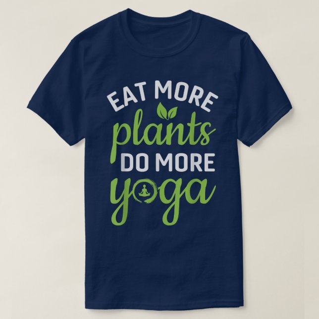 Camiseta Yoga Vegan Vegetarian tee (Diseño del anverso)