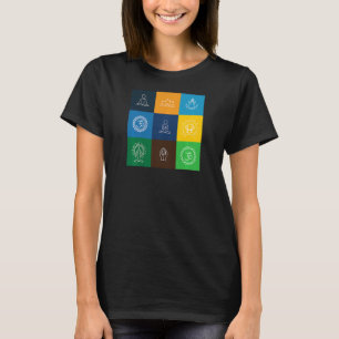 Camiseta Yoga verde Om de mujer 5