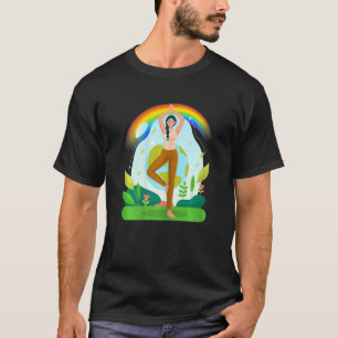 Camiseta Yoga Verde Tierra de Mujeres
