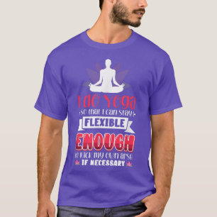 Camiseta Yoga Wellness Motivación de Fitness Flexible