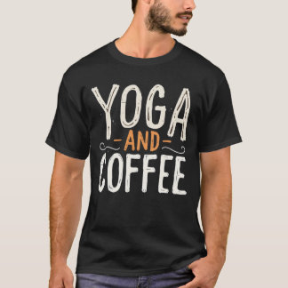 Camiseta Yoga y café