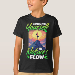 Camiseta Yoga y naturaleza: Conéctate con el flujo de la na