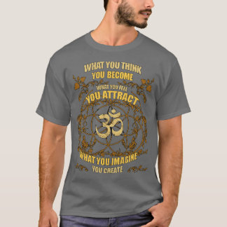 Camiseta Yoga Zen Lo Que Crees Que Te Conviertes