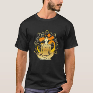 Camiseta Yoga Zen Meditando Premium
