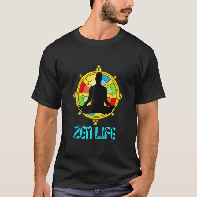 Camiseta Yoga Zen Vida Ideas de Yoga Namaste (Anverso)